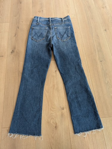 MOTHER Womens The Hustler Ankle Fray Jeans Big Sky Wash Sz 25 - Picture 10 of 12