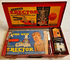 Vintage Erector Set 6 1/2 All Electric Copyright 1948 By A.C Gilbert Co