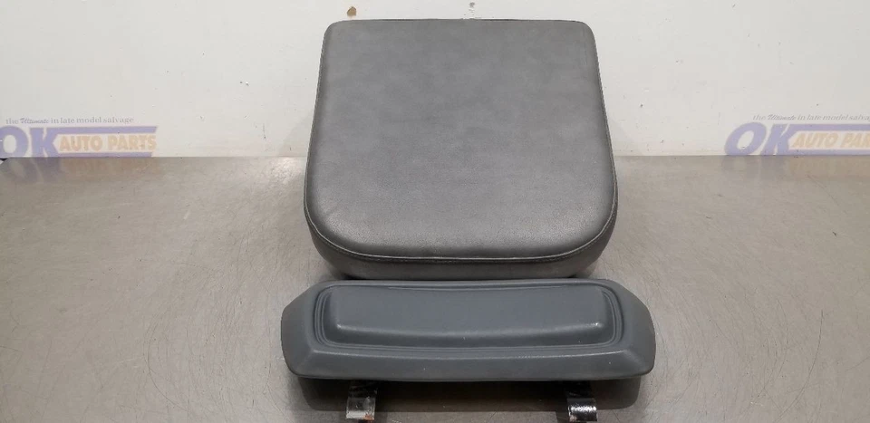 1993 DODGE W350 PICKUP REAR RIGHT PASSENGER SEAT GRAY VINYL EXTENDED CAB Foto 2 de 4