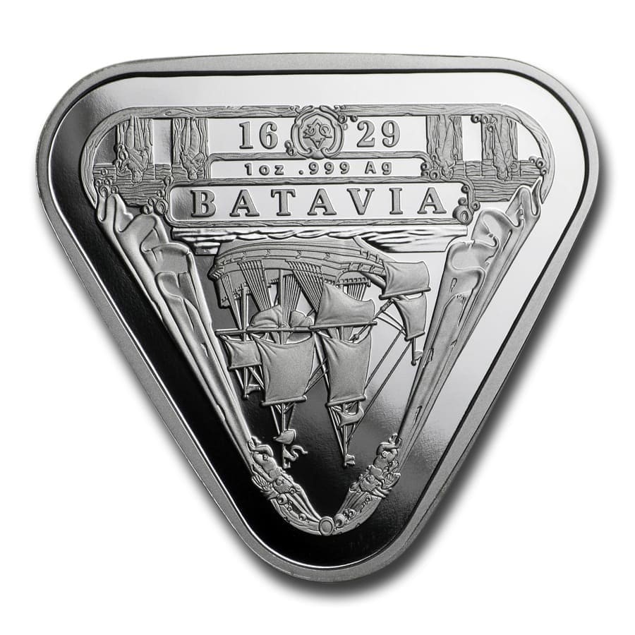 2019 Australia 1 oz Silver $1 Batavia Shipwreck Triangular Coin | eBay