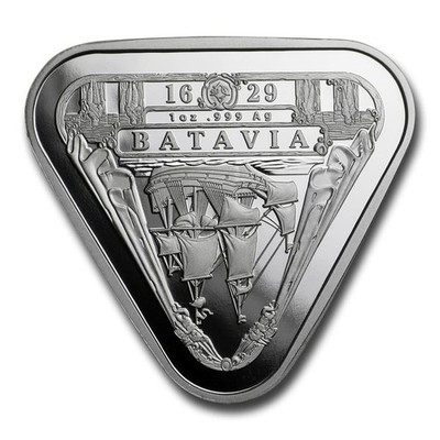 2019 Australia 1 oz Silver $1 Batavia Shipwreck Triangular Coin | eBay