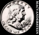 1960 Franklin Half Dollar- Silver- Choice Gem Proof Luster No Reserve #J75