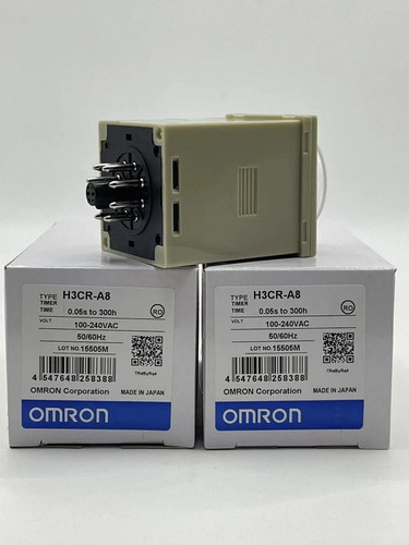 2 years warranty NEW IN BOX OMRON Timer H3CR-A8 H3CRA8 100-240VAC - Picture 3 of 4