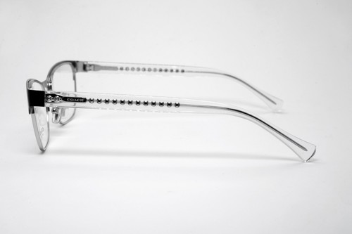 COACH HC5067 T 9233 Satin Black Silver Crystal size 53/17/135 Eyeglasses - Picture 3 of 6