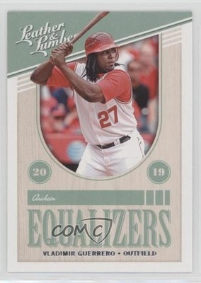 2019 Panini Leather & Lumber Equalizers Vladimir Guerrero #EQ-19 HOF 5p5