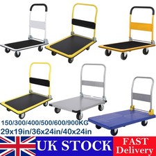 Heavy Duty 150-900kg Folding Platform Trolley Hand Truck Cart Sack Flat Pulley