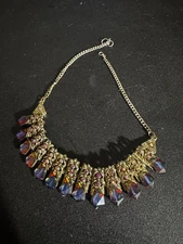 statement vintage necklace for women choker style