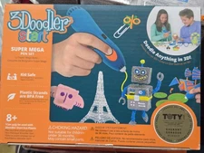 New 3Doodler Start Super Mega Pen Set Learn Art Draw 3D Kids Safe BPA Free
