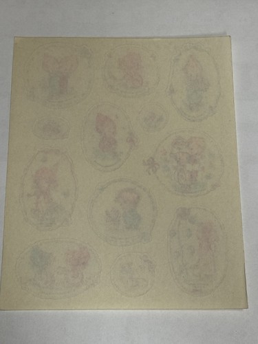 Vintage Hallmark Sticker Sheet Betsey Clark 1970s Cute Girls Flowers 1 Sheet - Picture 3 of 3