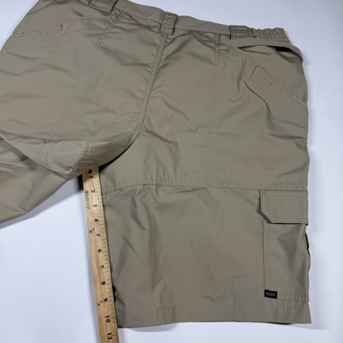 5.11 Tactical Men's Taclite Shorts TDU Khaki Size 42 New - Picture 7 of 7