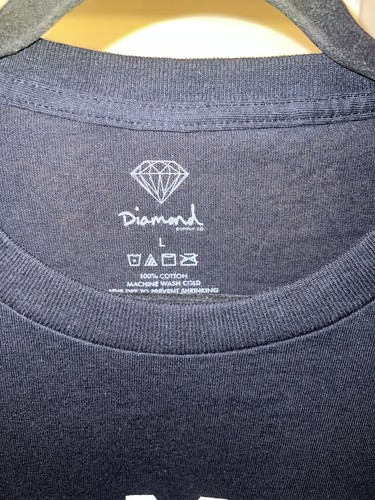 Diamond Supply Co. Men's Logo Graphic Print Tee T-Shirt - Black M Size Large - Bild 2 von 3
