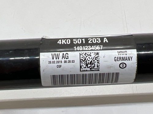 AUDI A6 QUATTRO 2019-2025 EJE TRASERO IZQUIERDO EJE MEDIO EJE OEM 4K0501203A - Imagen 9 de 11
