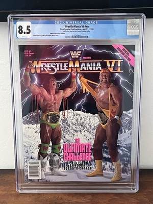 1990 WWF Wrestlemania VI Official Program CGC 8.5 Hulk Hogan