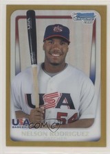 2011 Bowman Chrome Gold 20/50 Nellie Rodriguez Nelson #18U-19 3c7