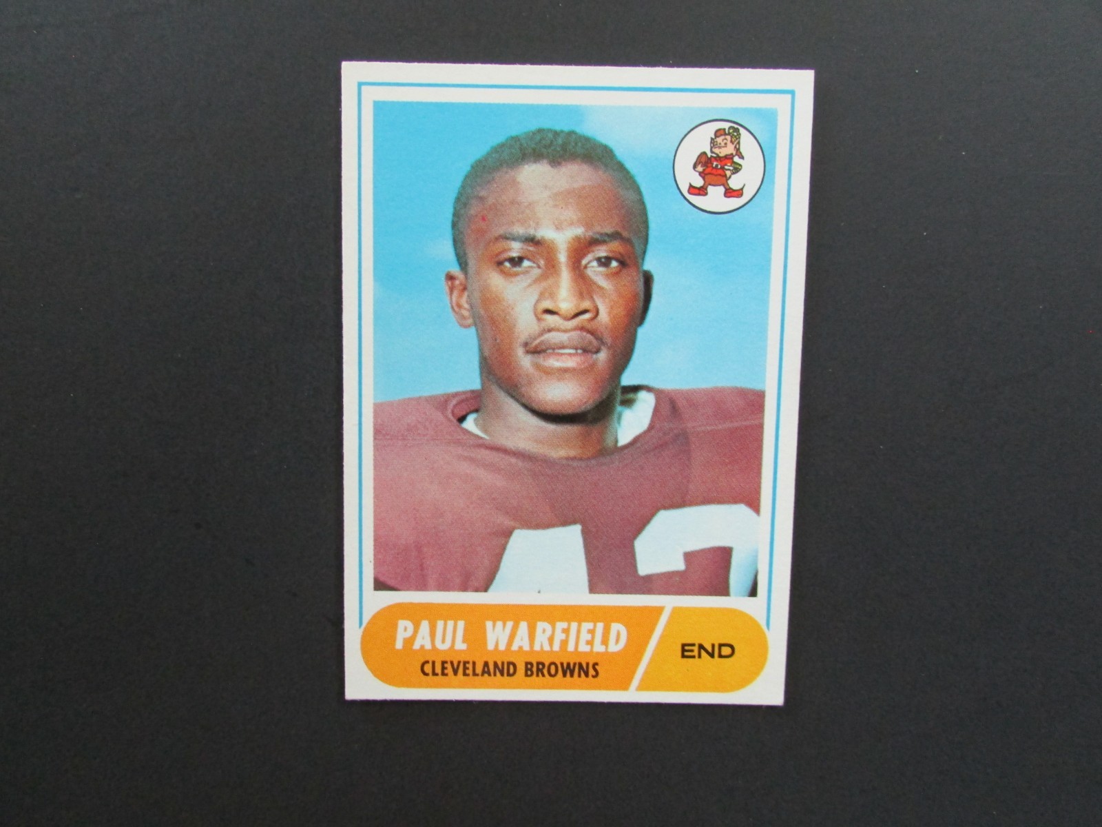 1968 Topps Football Set Break Card #49 Paul Warfield