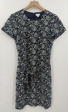J Crew Dress Womens 4 Blue Orange Floral Party Wedding Office Colorful NEW