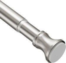 Spring Tension Shower Curtain Rod, 42-72 Inches Rust-Resistance Tension Curta...