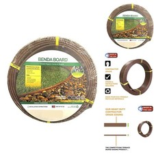 One Stop Outdoor 030315 Landscape Edging 3.3" H x 16'ft with 4 Stakes - USA Made