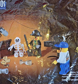 💜💜2001 Super Rare 💜Vintage Polybag💜LEGO Studios Pirates Treasure Hunt 1411💜