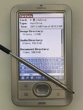 PalmOne LifeDrive 4GB PDA New Battery Stylus Charging Cable Tested Working
