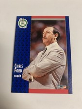1991-92 Fleer Coach Chris Ford Boston Celtics 