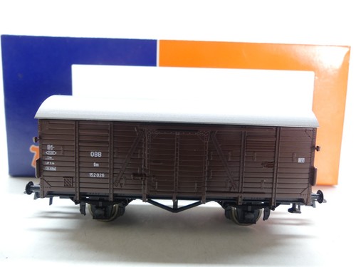 Roco H0 56120 Güterwagen Gm #152026, ÖBB, DC, NEM, NEU in OVP #67986 | Condition: Gebraucht
