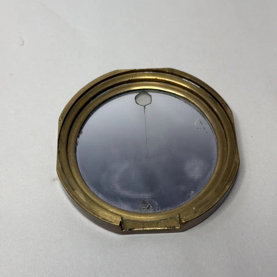 ANTIQUE BRASS BRINTON COMPASS THOMAS J. EVANS, 1914 MK1 (loose Pieces inside) - Image 4 of 4