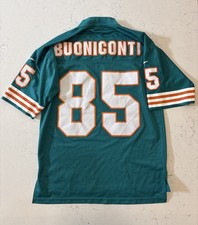 Vintage Reebok  Miami Dolphins 1972 Nick Buoniconti NFL Stitched Jersey -Medium