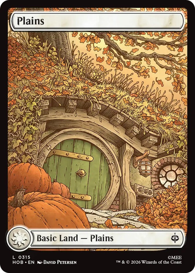 1x Plains (0315) MTG - The Hobbit - NM-Mint