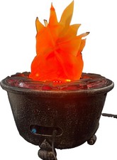 Spirit Halloween Flaming Cauldron Animated Flickering Flame Light Sound 14.5 In