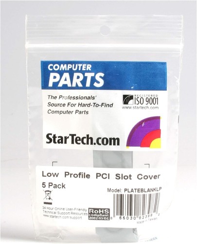 StarTech.com Steel Low Profile Expansion Slot Cover Plate - 5 Pack - Photo 3/3