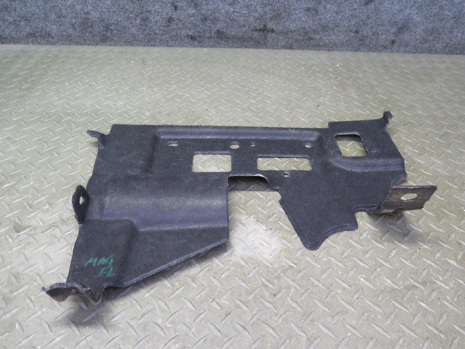 2009-2012 MASERATI GRANTURISMO S M145 UNDER DASH TRIM COVER PANEL SET OF 2