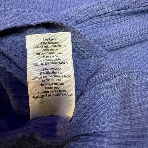 Lularoe Bluse Top Gr. M blau Irma Tunika Dolmanärmel Relaxed Fit fließend - Bild 6 von 8