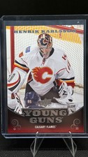 2010-11 Upper Deck Henrik Karlsson Young Guns RC Rookie Card #209 Calgary Flames. rookie card picture