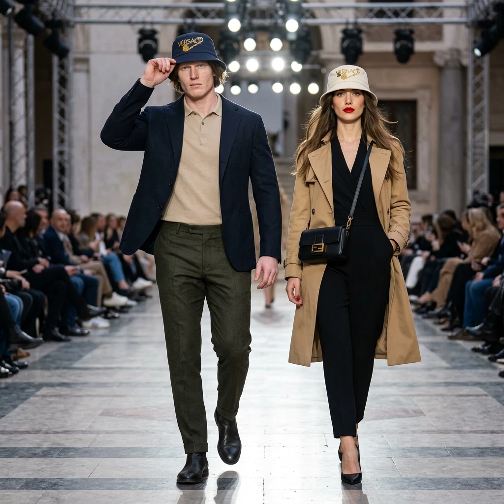 Exclusive limited Edition Bucket Hat Rome Italy Fashion and functionality