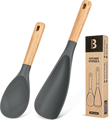 Cooking Spoon and Rice Scooper for Nonstick Cookwares, Great for Cooking and Ser