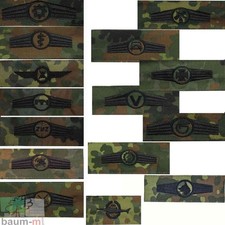 Bundeswehr Tätigkeitsabzeichen flecktarn mit schwarzem Stick Bw Marine Heer