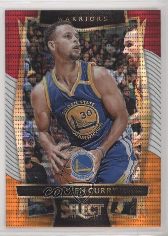 2016-17 Panini Select Concourse Tri-Color Prizm Stephen Curry #88 za1