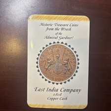 Historic Treasure Coin from the Wreck of the Admiral Gardner - T17