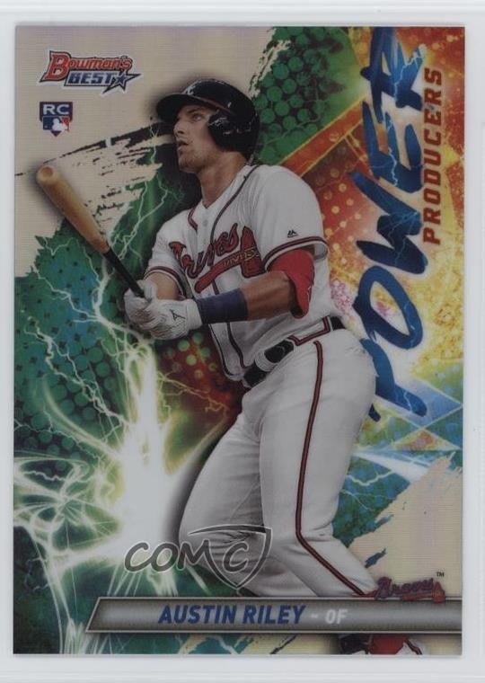 2019 Bowman's Best Power Producers Austin Riley #PP-ARI h6c