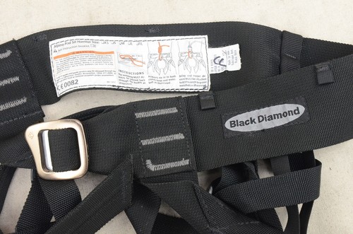 Black Diamond - Alpine Bod - Sit Climbing Harness - Size M 30-33"- VTG 1990's - Picture 5 of 6