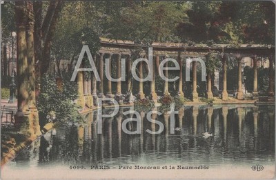 Paris Parc Monceau Et La Naumachie Postkarte