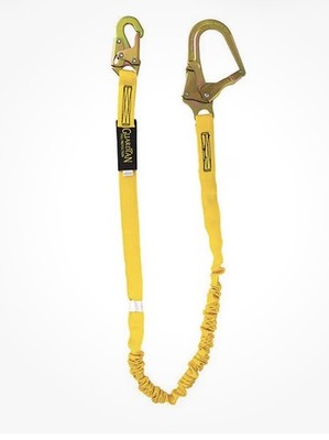 Guardian Fall Protection IS-72R 6' Internal Shock Lanyard with Rebar Hook 11201