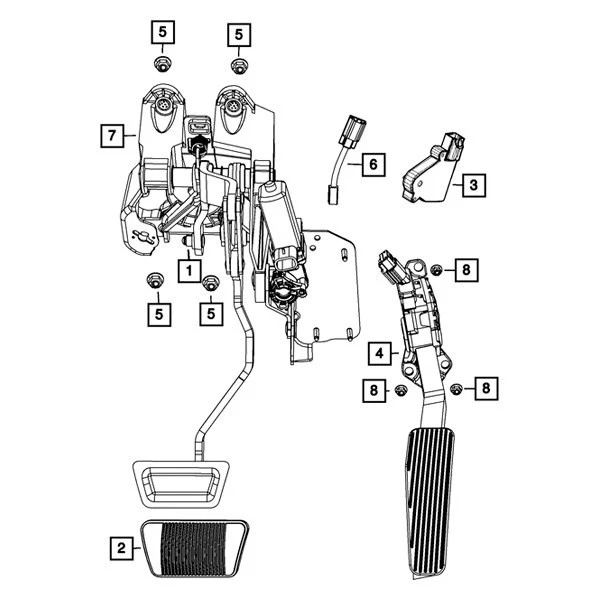 For Dodge Ram 3500 2006-2009 Mopar 06102440AA A/C Refrigerant Line Nut Foto 2 de 2