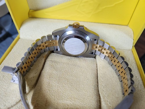 40mm GMT Top Quality Mod watch Black and Gold jubilee band,NH34 Movement - Picture 6 of 8