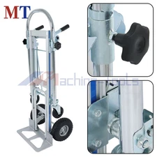 3-in-1 Folding Trolley Convertible Hand Trucks 1000 LBS Capacity Aluminum