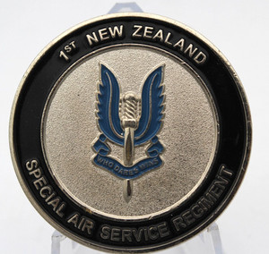 1st New Zealand Special Air Service Regiment Challenge Medallion 1.75" Copper