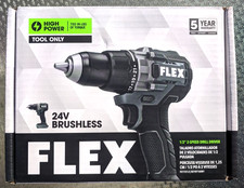 FLEX 24V 1/2-in Keyless Brushless Cordless Drill FX1151-Z NEW IN BOX
