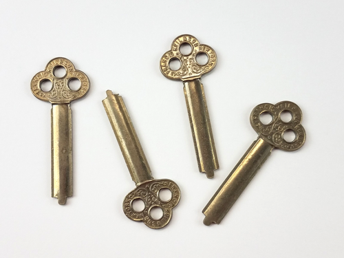 Antique Francis KEIL & Son Key BLANK 44D For Old YALE & TOWNE Padlocks 89 990 - Picture 6 of 6