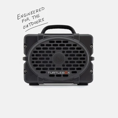 TURTLEBOX AUDIO TurtleBox Thunderhead Gray Waterproof Bluetooth Gen 3 Outdoor Portable Speaker
